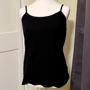 IFFEI black spaghetti strap tank, large